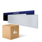 Mehrfachpackung 4x LED Panel Value V5 Backlit 28W 3920lm - 830-840 CCT | 120x30cm - UGR <22 - Philips Treiber