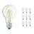 Mehrfachpackung 10x Ledvance CLASSIC LED E27 Birne Fadenlampe Klar 4W 470lm - 840 | Ersatz für 40W