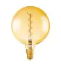 Osram Vintage 1906 LED E27 Globe Fadenlampe Gold 200mm 5W 300lm - 820  | Dimmbar - Ersatz für 40W