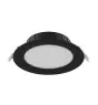 Spot Encastrable LED Plat Encastré Noir 21W 2400lm 100D - 827-830-840 CCT | 213mm - Diamètre 195mm