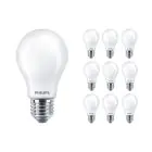 Lot 10x Philips MASTER Value LED Ampoule E27 Poire Dépolie 5.9W 806lm - 927 Blanc Très Chaud | Meilleur rendu des couleurs - Dimmable - Équivalent 60W