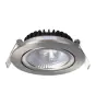 LED inclinable Spot Argent Ronde 5W 550lm 60D - 940 | 85mm - IP54 - Dimmable - Meilleur rendu de couleur