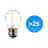 Lot 25x LED E27 Boule Filament Claire 1.4W 136LM - 827  | Remplacement 15W